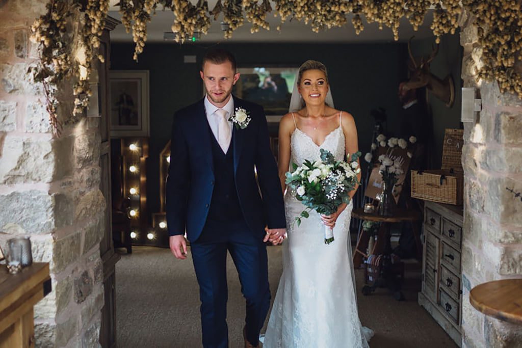 Sarah & Nick's wedding video at Tower Hill Barns